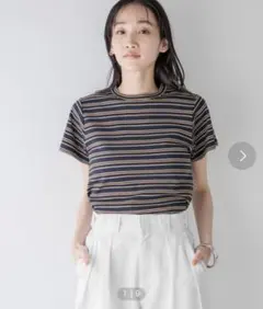 ローリーズファーム　ボーダー 半袖Tシャツのサムネイル