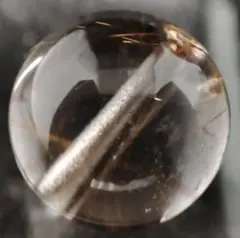 facile様売約済 夢園 ジオメトリックルチルクォーツ9.82mm 超希少石
