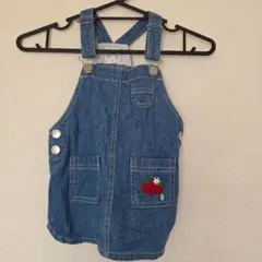 デニム ジャンバースカート 90