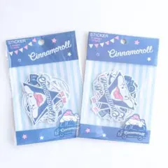 【未開封】シナモロール ステッカーセット アウトドア キャンプ 2個