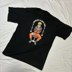 3667] USA古着 NARUTO Tシャツ 半袖 黒 M アメリカ古着