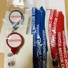 TOYOTA ネックストラップ リールキーホルダー セットのサムネイル