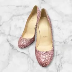 未使用品☆Christian Louboutin ルブタン グリッター パンプスのサムネイル