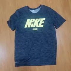 NIKE DRI-FIT ダークブルー Tシャツ Lサイズ