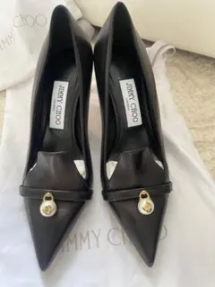 JIMMY CHOO ブラックハイヒール パンプス