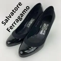 サルヴァトーレフェラガモ パンプス ヒール ウェッジソール サイズ6 良品