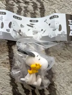 PEANUTS　 スヌーピー＆ウッドストック　なかよしフィギュア　かぜ