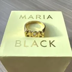 最終値下げ　MARIA BLACK ゴールドリング MOMのサムネイル