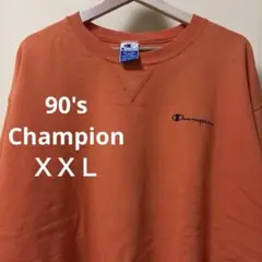 90's champion トレーナー　オレンジ