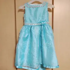 子どもドレス　ブルー（コサージュ付き）のサムネイル