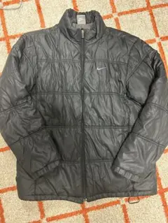 90s 00s ナイキ　ダウンジャケット　黒　ドローコード　ダウン