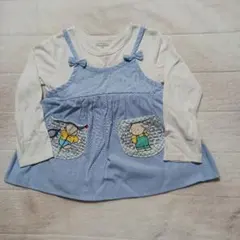 水色 チュニック 長袖