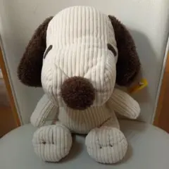 新品　スヌーピー コーデュロイ BIGぬいぐるみ