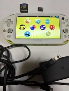 PS Vita ホワイト/イエロー 本体　おまけ付き