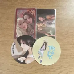 TWICE ユニットトレカ　ステッカー