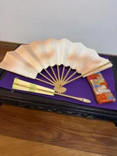 扇子 2本セット 帛紗入れ付き 茶道具 - メルカリ