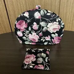 花柄 ジュエリーボックス ミラー付き ジュエリーボックス 花柄 ミラー付き 2段 - メルカリ