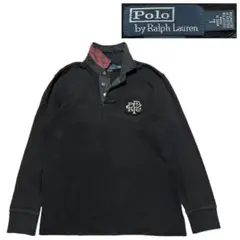 ラルフローレン　長袖ポロシャツ　襟裏シルク素材