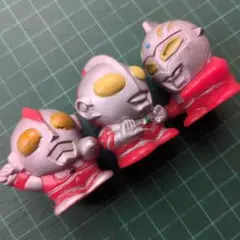 ウルトラマン デフォルメフィギュア 3体セット指人形