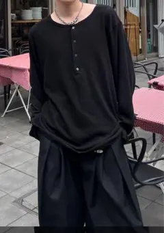 ヘンリーネック ニット