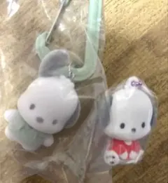 ふわわフロッキーマスコット　カラフルカラビナマスコットチャーム　ポチャッコ