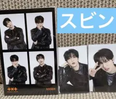 TXT MOAコン　4カットフォト＆フォトカード2枚　スビン