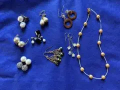 まとめ売り　9点　ハンドメイド　ピアス　ネックレス　セット