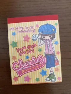 女の子　ミニメモ　メモ帳