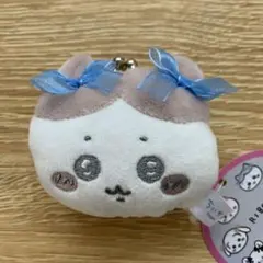 ちいかわ　ミニがまぐち　リボン　ハチワレ