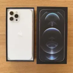 美品iPhone 12 Pro Maxシルバー 本体　箱付き