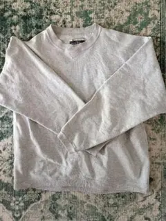 00s Champion 目なしグレー クルーネック トレーナー