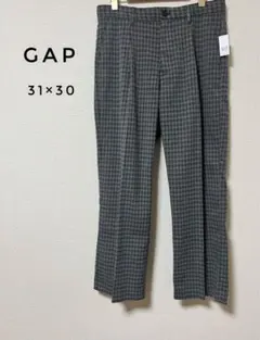 GAP ギャップ【タグ付き】1タック ストレートパンツ 31×30のサムネイル