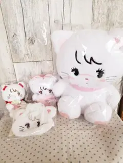 mikko characters BIGぬいぐるみ　マスコット　セット【ムース】