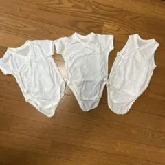 ユニクロ ベビー肌着 3点セット メッシュ素材（半袖2枚・ノースリーブ1枚）
