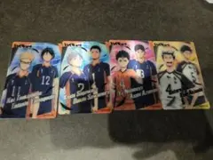 ハイキュー!! キャラクターカード 4枚セット