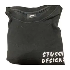 Stüssy Designs ロンT ブラック 8ボール Sサイズ 長袖Tシャツ