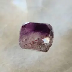 アメジスト エレスチャル 5h スーパーセブン 天然石 タンブル パーツ