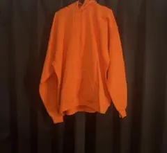 Hanes ecosmart XL オレンジパーカー