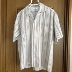 A DAY IN THE LIFE 半袖ストライプシャツ M