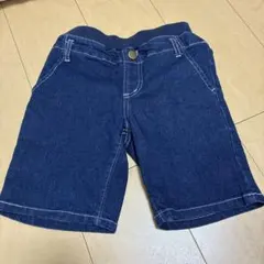 BLACK OJICO 半ズボン 6A ネイビー 迷彩ポケット　120くらい