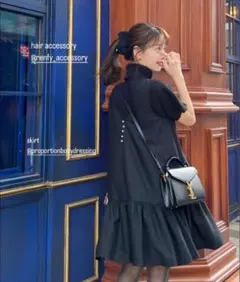 【美品】ミニティアードジャンパースカート