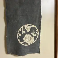 古布　一巾　梅丸紋