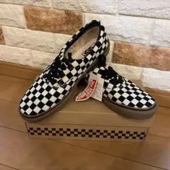 ★未使用ジャンク★キャンバス『CHECKER』28cm