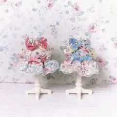 ワンピースコーデ　ミニチュアドール服　赤ちゃん