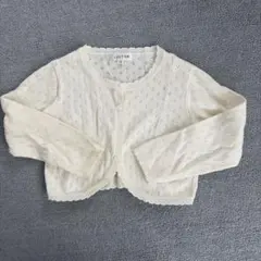 any FAM 透かし編みカーディガン 110