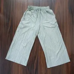 NAVY プリーツ加工 ワイドパンツ 140サイズ