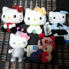 ハローキティ ぬいぐるみ 5体セット