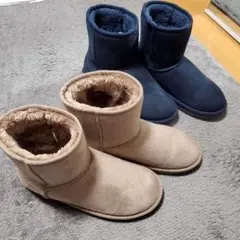 レディースムートンブーツ2足セット