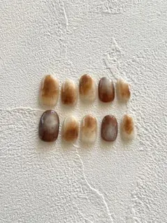 【現品販売】ニュアンスブラウン　ラテネイル