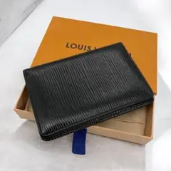 LOUIS VUITTON エピ 二つ折り財布 札入れ カードケース 黒 - メルカリ